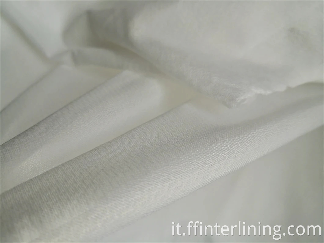 100% poliestere circolare a maglia interlining / tubo involucro in maglia interliningwoven interlining per abiti